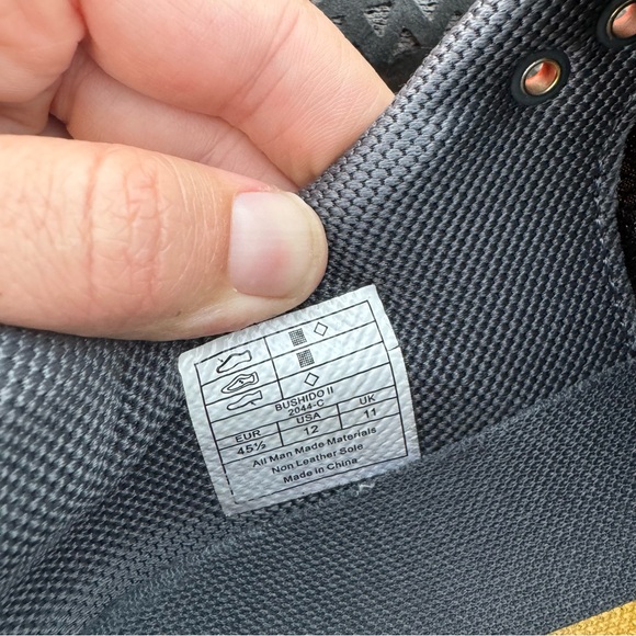 LA SPORTIVA men bushido ii trail running shoe red orange gray black sz 12 hike - Picture 11 of 11